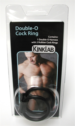 Harness has two rubber cockrings.