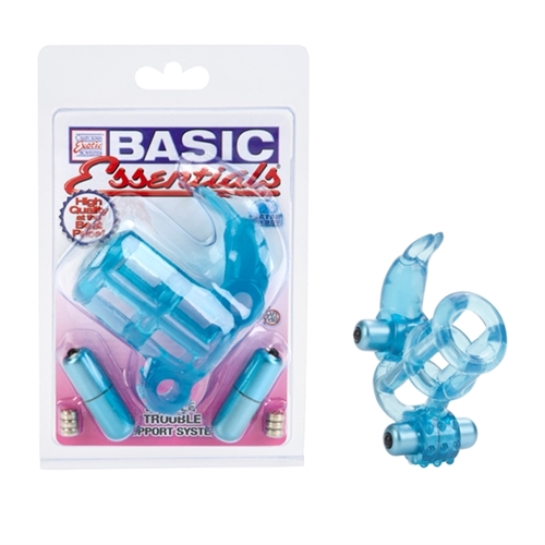 Comfortable and stretchy double trouble support enhancer. Removable and reusable micro-stimulator.