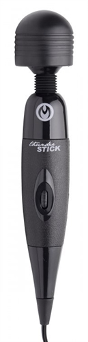 The ThunderStick is taking forced orgasm play to a whole new dimension. This exceedingly powerful variable speed power wand is certain to be a toy box must-have. Once this devious wand is applied to the targeted areas your plaything will have no choice but to heed all of your commands. The state-of-the-art design and magnitude of high level vibration makes ThunderStick a true original. <br><br> The cord is 67 (including the prongs)