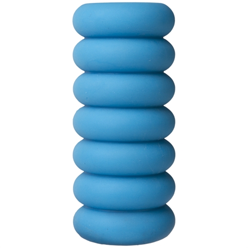 Triple your fun with Mood Thrill! Made of our incredibly lifelike UR3 material this handheld stroker features three internal textures for versatile stimulation. The unique triple texture pleasure tunnel includes large massage beads at entry thick ribbing in the middle and stimulating beads tapering to a tight finish at the open-end. Easy to clean . It even warms to the touch. Your cock will thank you later.