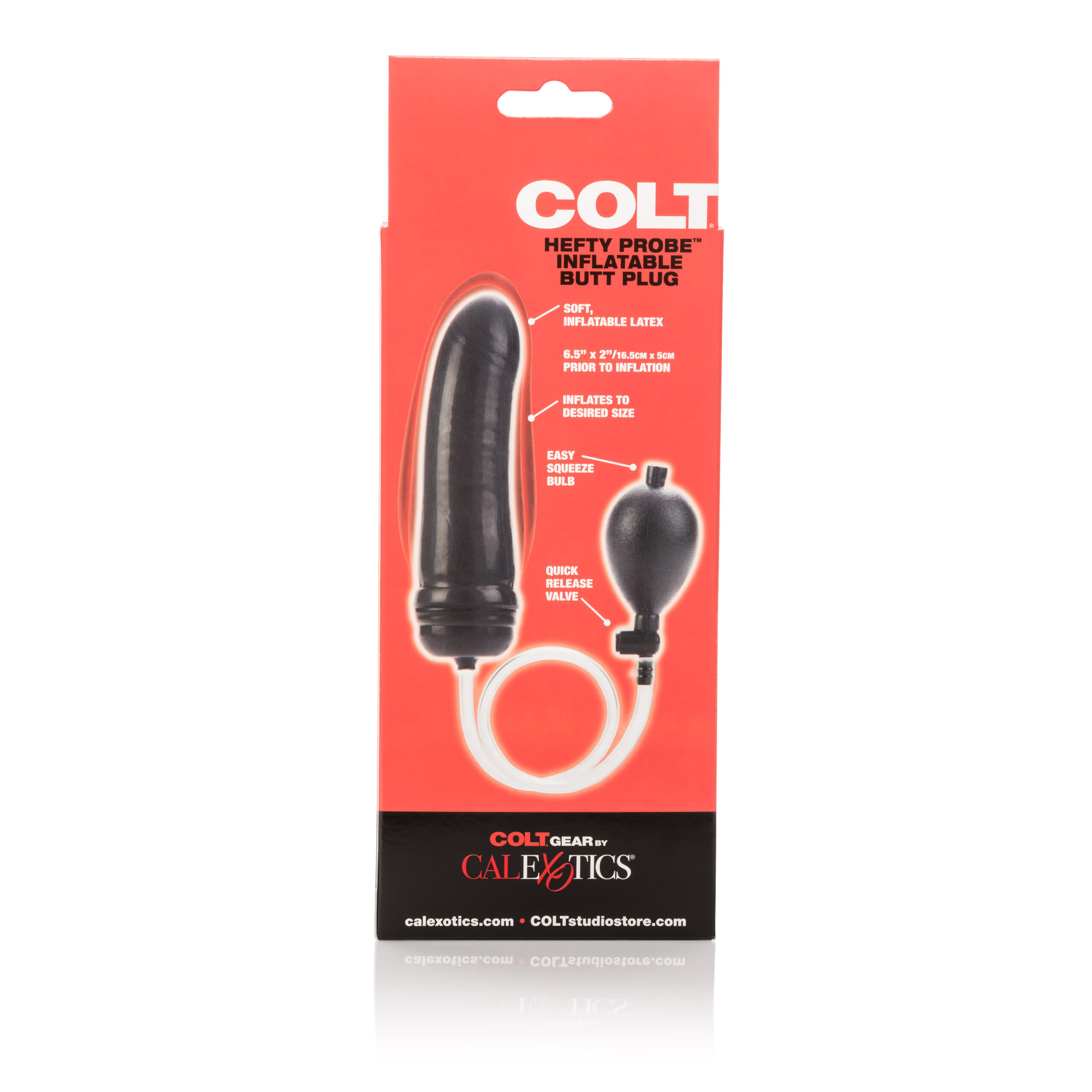 and with COLT Heft Probe Inflatable Butt Plug