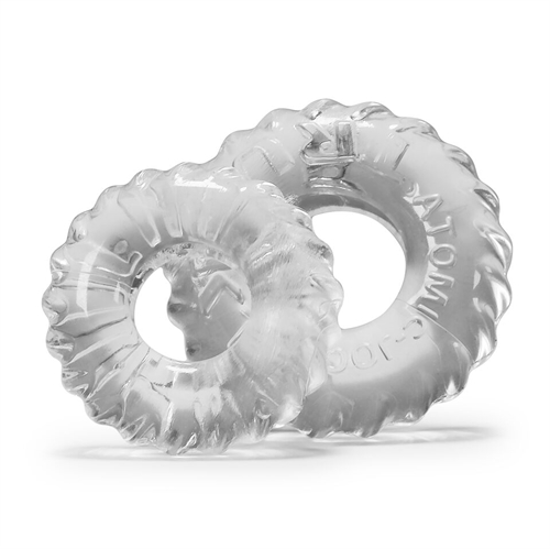 TRUCKT cockrings hugs your meat with 2 different fits--the large one for a good grip on your cock & balls and a good hard bone