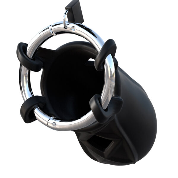 Put your lover on lockdown with the Extreme Silicone Cock Blocker! Fasten the lock