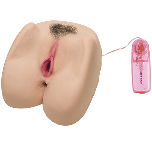 Award-winning porn star Sash Grey is super sexy and now you can plunge into her with the Sash Grey UR3 Deep Penetration Vibrating Pussy & Ass. This life-sized two-hole masturbator comes complete with dark pubes! It is made of Doc Johnson' s ultra-realistic UR3 material