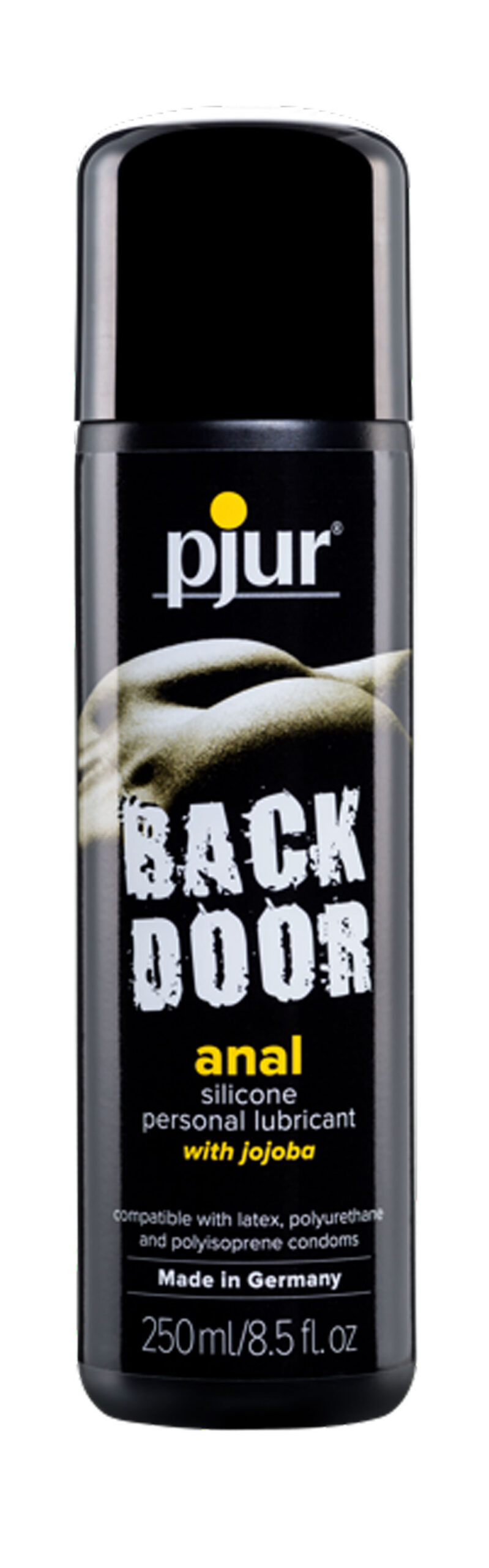 We have the solution for intensive anal sex: Our pjur BACK DOOR SILICONE. This product was specially developed for intensive anal sex and is therefore dosed at a higher concentration. It contains jojoba