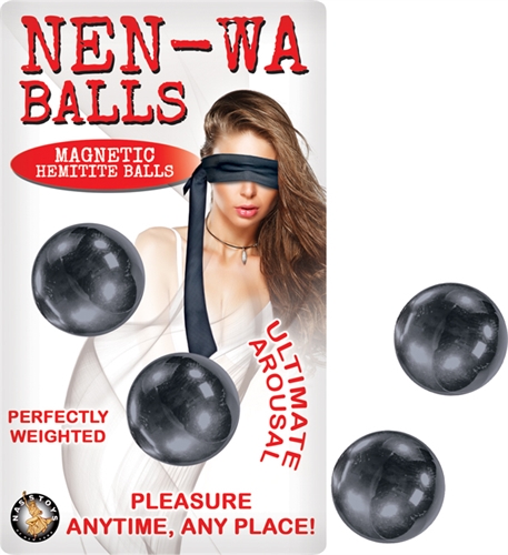 The ultimate arousal 2 perfectly weighted magnetic hematite balls. Pleasure anytime and any place.