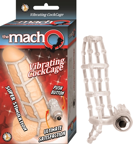 The Macho Vibrating Cockcage is the ultimate in clit teaser satisfaction. The cage is super stretchy and provides super stimulation.