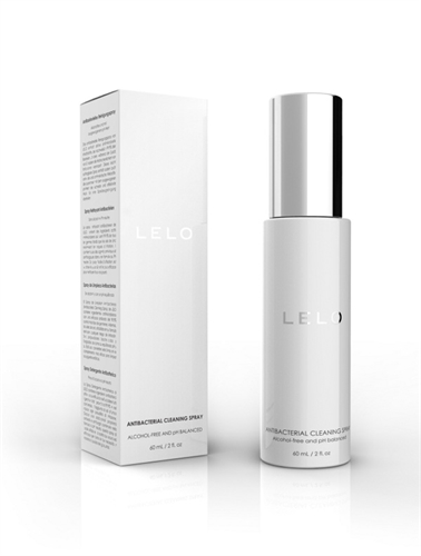 LELO Cleaning Spray is a specially formulated alcohol- and silicone-free toy  cleansing spray ideal for use with toys of any material to ensure their  enjoyment for years to come. <br><bR>  FAST-ACTING FORMULA - Fast-acting formula in 2 oz spray bottle ensures your  convenient use at home or while travelling <br>  ALCOHOL-FREE - LELO's toy cleaning spray is alcohol-free and pH balanced to to safely clean all ABS-plastic and silicone intimate products <br>  QUICK MAINTENANCE - The easy-on spray takes just 5 seconds to become active <br>  ELEGANT BOTTLE - Every bit as stylish as it is effective and hygienic <br>  ALCOHOL & SILICONE FREE - This sex toy cleaner is completely safe for use with all LELO products <br><br> Ingredients: Water