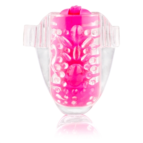 The Ling O turns your tongue into a vibrator and adds a tingly twist to oral sex. This safe and comfortable mini vibe features a super-bright and super-powered motor that stimulated with ease. Now available as a convenient ColorPoP Quickie couples can enjoy vibrant vibration at home or on the go with a disposable design they can take anywhere.