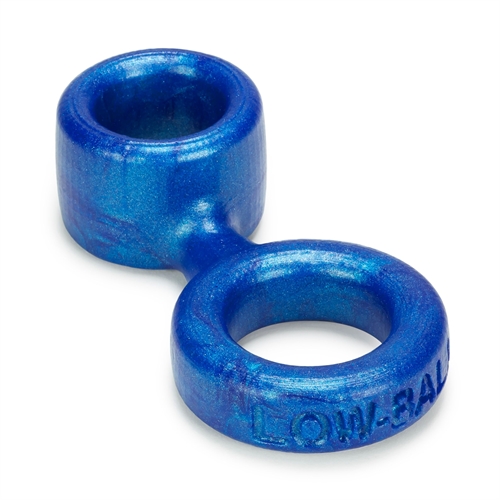 LOW-BALL cock-ring with attached ballstretcher by OXBALLS. A cockring with spring loaded ballstretcher The cockring grips your junk with just the right amount of squishy siliconewhile the attached ballstretcher gently tugs down on your nut-sack The skin-flex silicone has enough stretch they all could wear it for a long hauleven guys that didnt use ballstretcher got off on 8-BALLthe ballstretcher is soft and flexes enough you dont get blue ballsbut it does stay on even is you have a small sackit stretches to fit a huge sack toothis one can be for long wear Item comes packaged in a heat sealed pouch