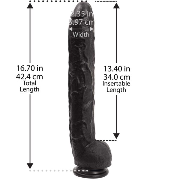 Doc Johnson's Dick Rambone Cock is an enormous dong that will never leave you wanting more. Molded from the eponymous porn star