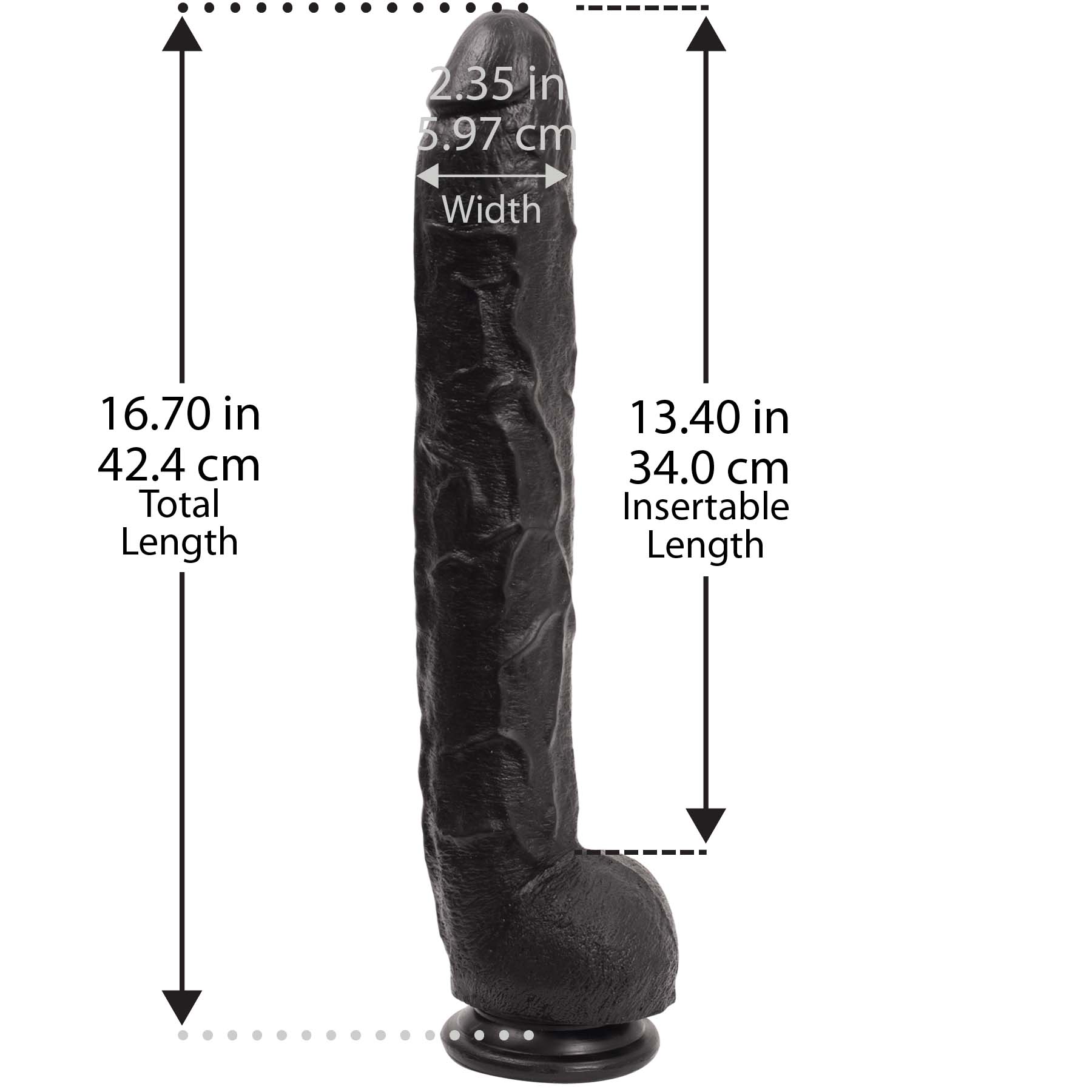 Doc Johnson's Dick Rambone Cock is an enormous dong that will never leave you wanting more. Molded from the eponymous porn star