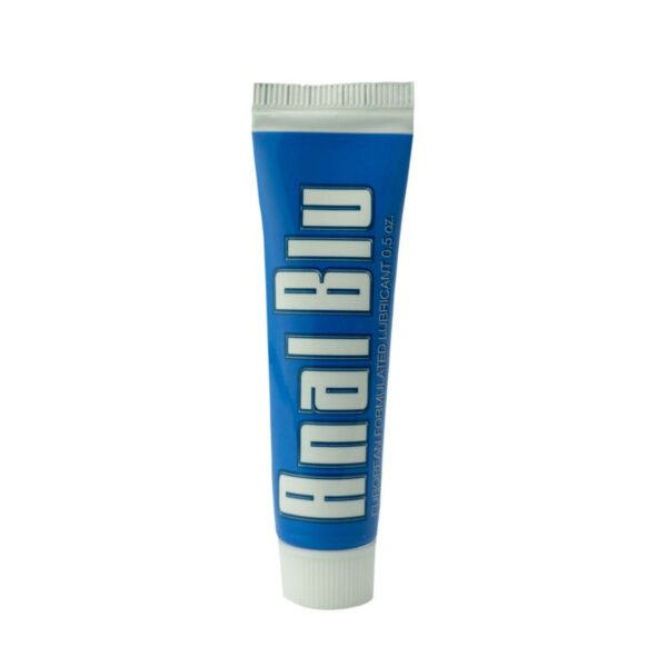 the non-staining blue desensitizing lubri cant. Anal Blu ASSists in relaxtion of rear-end muscles and enhances the perform ance of anal sex. Anal Bu Small is a handy travel size of 0.5 oz. (14.78 mL.)