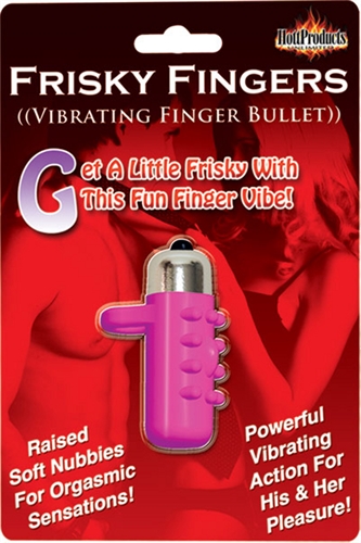 2 inch mini bullet finger vibrator. Includes a nubby sleeve. <br><br> MEASUREMENTS: <br>  Length: 4" (10.16 cm) <br>  Width: 4" (10.16 cm)