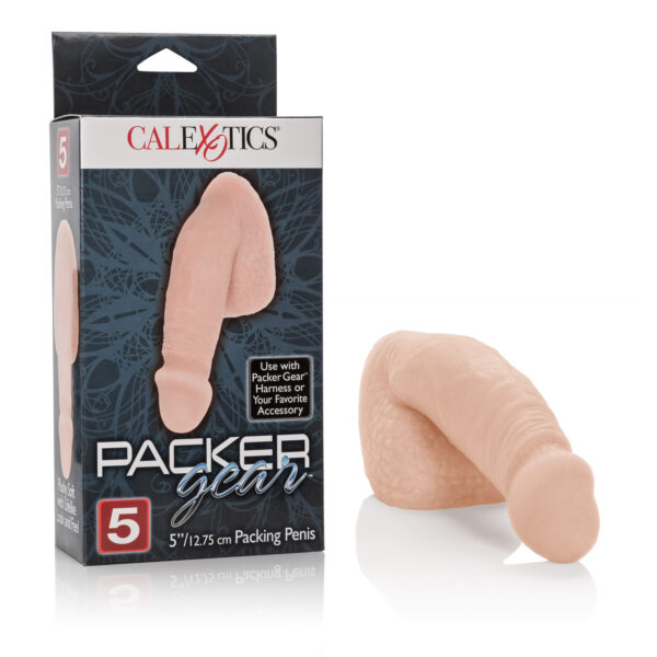 Uniquely designed base for secure fit in Packer Gear harness or  your favorite accessory. Soft and comfortable  the perfect packing penis. Ultra life-like Pure Skin material.