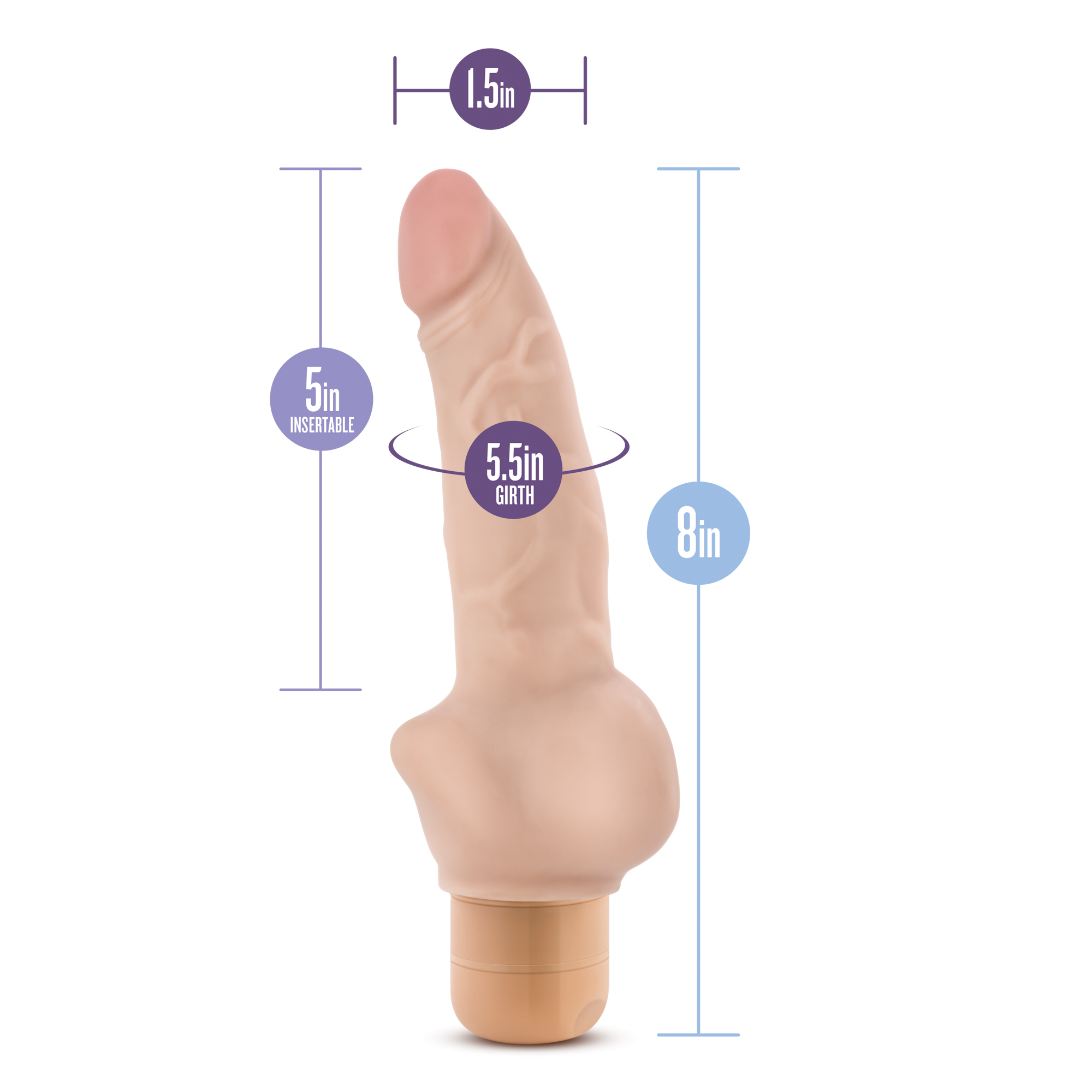 Dr. Skin - Cock Vibe #12 - Beige - Image 6