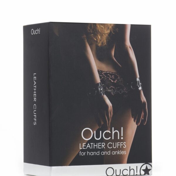 Leather Cuffs for Hands and Ankles - Black