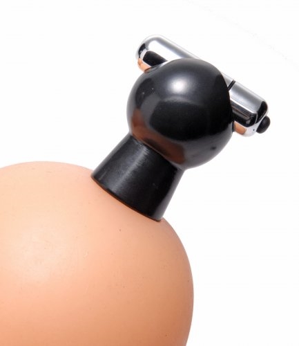 These squeezable nipple suckers are topped with powerful vibrating bullets