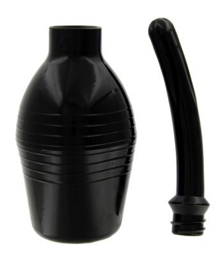 Get clean quickly and comfortably. Ensure your cleansing session is comfortable and efficient with this easy-to-use Silicone Deluxe Enema Bulb. Simply fill the bulb with liquid and screw on the smooth flexible tip nozzle. Insert either vaginally or anally and squeeze to release the liquid for an experience that is not only pleasurable but leaves you fresh and clean. The nozzle is a flexible material and ergonomically designed for an easy insertion. The bulb is a skin-safe silicone and holds 300ml of liquid.