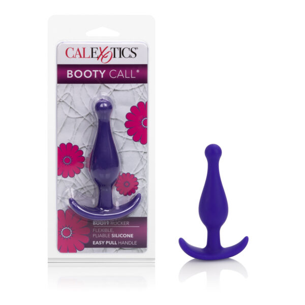 Booty call a premium collection of non-vibrating silicone flexible and pliable. EZ pull handle.