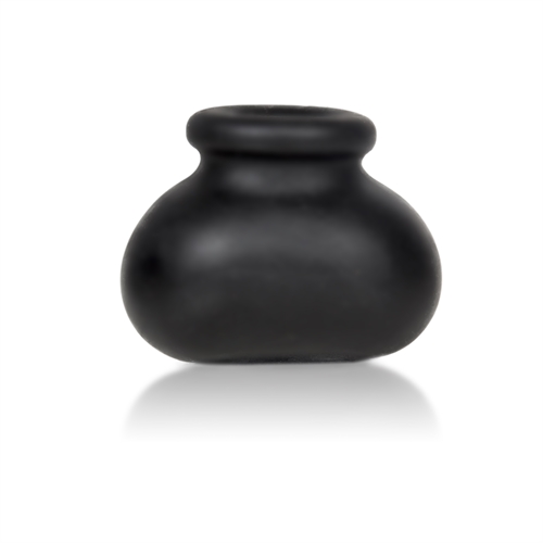 Simply stretch the opening on the top f the Bull Bag and gently release over you r entire scrotum. Gives users the feeling of having a bigger scrotum. Made of PF Blend - a proprietary blend of Silicone and TPR developed to provide superior s tretch