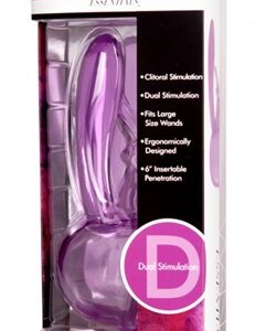 Original Rabbit Dual Stimulation Wand  Attachment - Purple We-Ab935