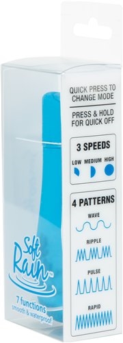 Soft Rain Power Bullet 3 Inch Breeze Coated 7 Function - Blue - Image 3