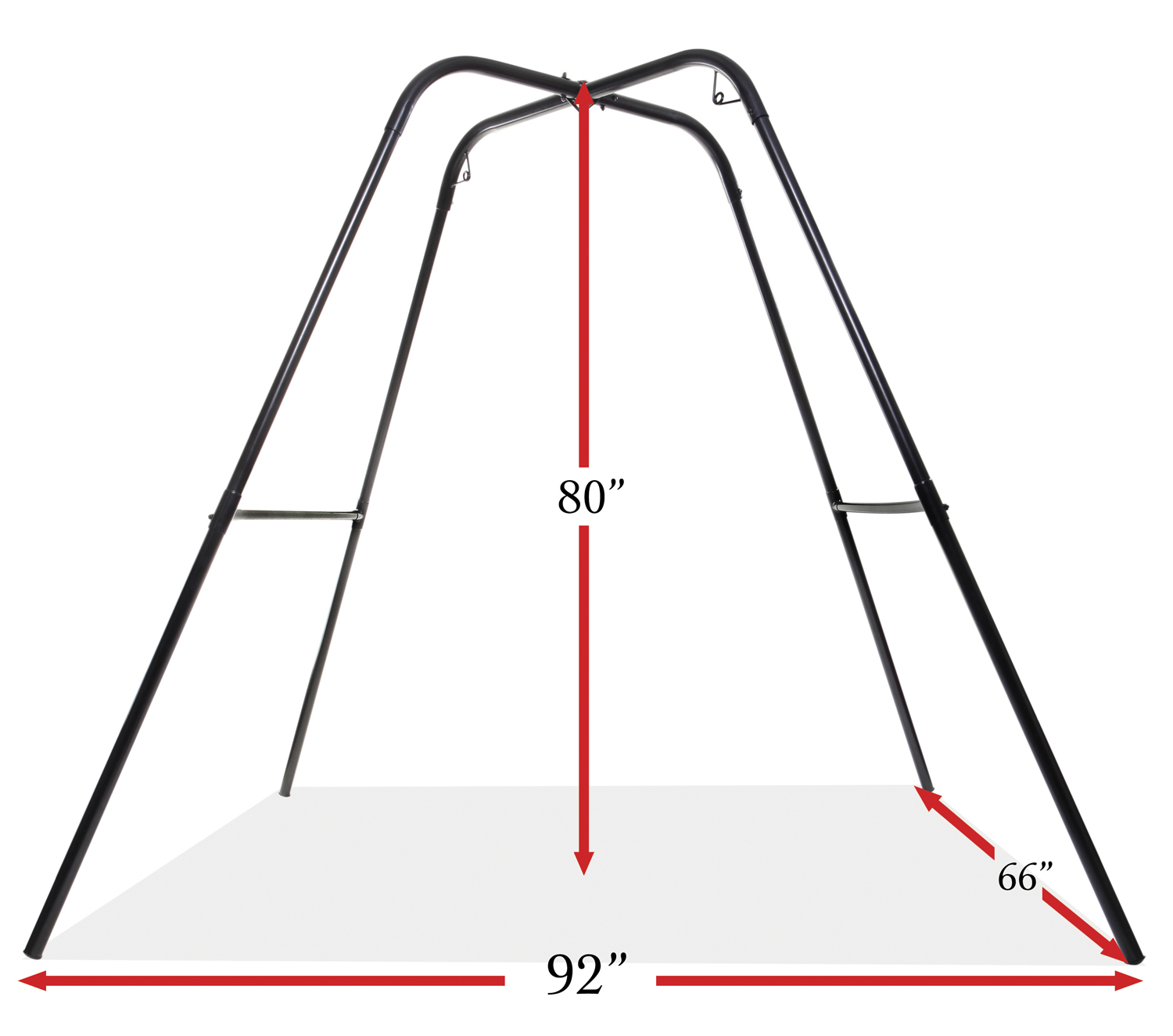 and to help maintain balance in the swing. Without a swing attached