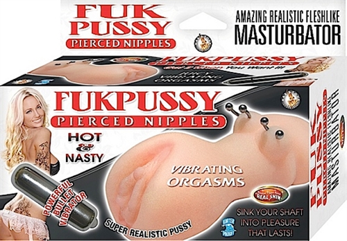 Get it when you want it.. Better than Realskin masturbator. This 5 inch pleasure tunnel extends to the vibrating erotic waves from the powerful bullet included. The realistic masturbator features pierced nipples. Made with exotic new materials technologically engineered for ultimate pleasure and dynamite orgasms.