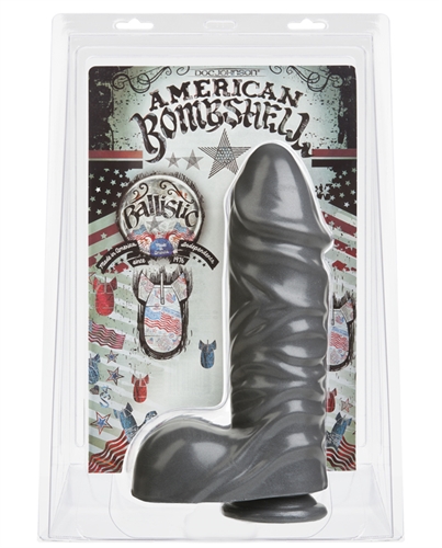 The Ballistic packs serious wallop. This magnificent 10.5-inch dong has a heavily veined shaft bulbous head and thick weighty balls. Every aspect of this enormous dong has been built for serious pleasure. The Ballistic features a suction cup base that allows you to secure it to almost any smooth flat surface. Surrender to unyielding pleasure with the Ballistic.