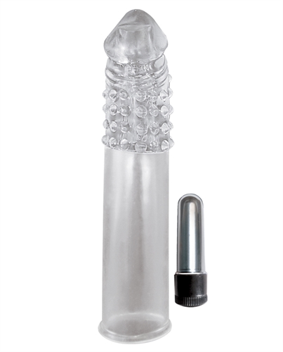 Ram Vibrating Penis Extender - Clear - Image 3