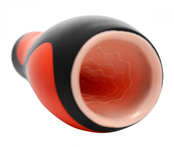 specially shaped chamber is designed to enclose the head of your cock with powerful sensations. Lube up place your penis in the end