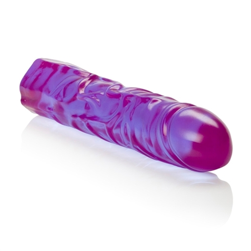 this thick dildo from CalExotcs' funky Reflective Gel range is a must-have product to add to your collection. Get groovy with this unique creation: made with the designer style of a vibrant toy with the authenticity of the real thing when it comes to touch. Designed especially for fun-loving women