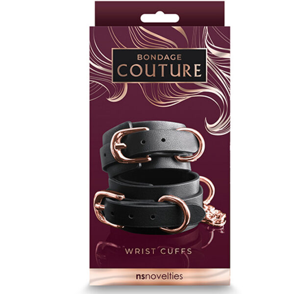 Bondage Couture - Wrist Cuffs - Black