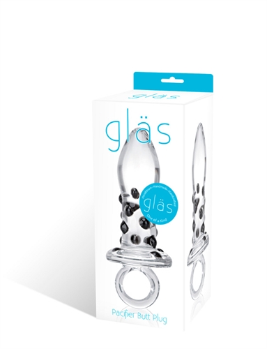 Wide flared head for deep stimulation. Tinted nubs increase blood flow and sensation. Wide base and hi-durability handle for easy retrieval. Fracture-resistant and hypoallergenic this toy can be easily cleaned. Retains heat and cold for increased stimulation. Compatible with all lubricants.