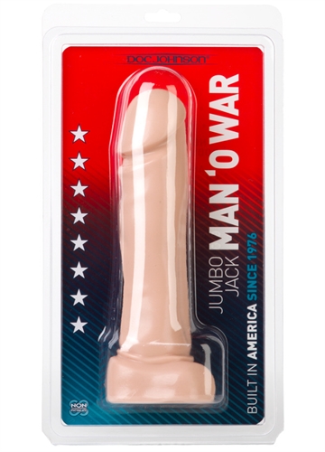 10 inches long with a diameter of 2 inches. 2.5 from ball to head.