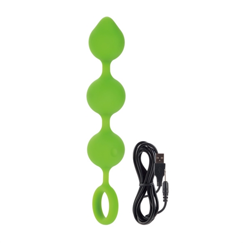 Silicone Kegel System. Discreet and compact personal massager. Intense incremental speed control. Rechargeable Lithium Ion battery. Complete charge in 2.5 hours. Unscented non-porous hypoallergenic. Virtually seamless Satin Finish Silicone. Auto on and off button with LED indicator light. Security travel lock function.