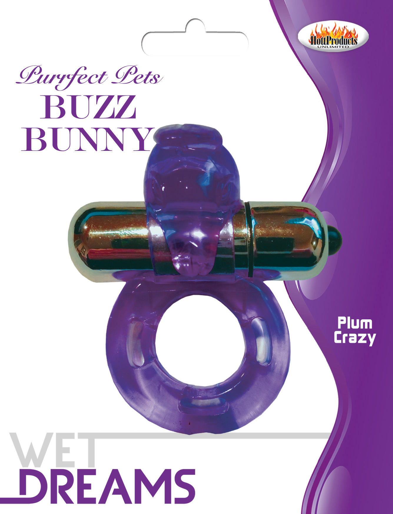 Purrfect Pet Buzz Bunny - Purple - Image 2