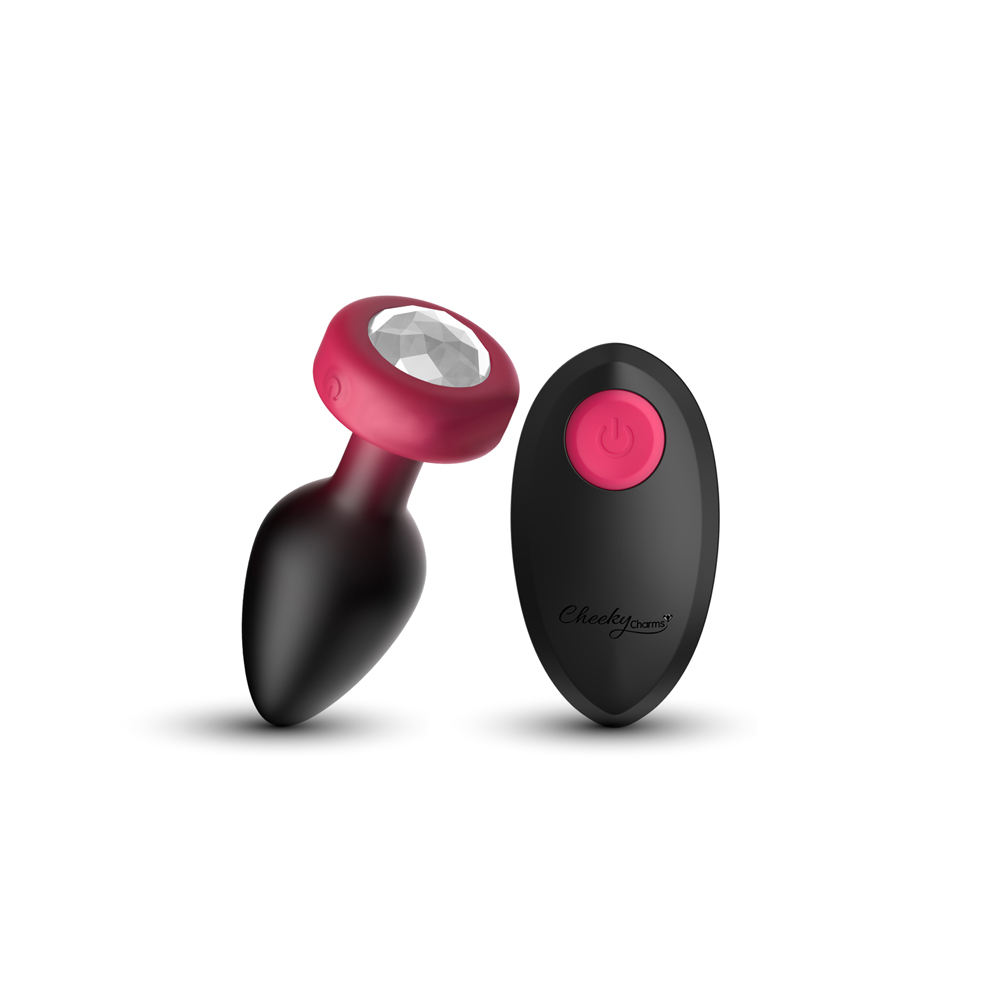 Discover next-level pleasure with the Cheeky Charms Eluxe Vibrating Anal Plug. Thoughtfully designed for both aesthetics and sensation
