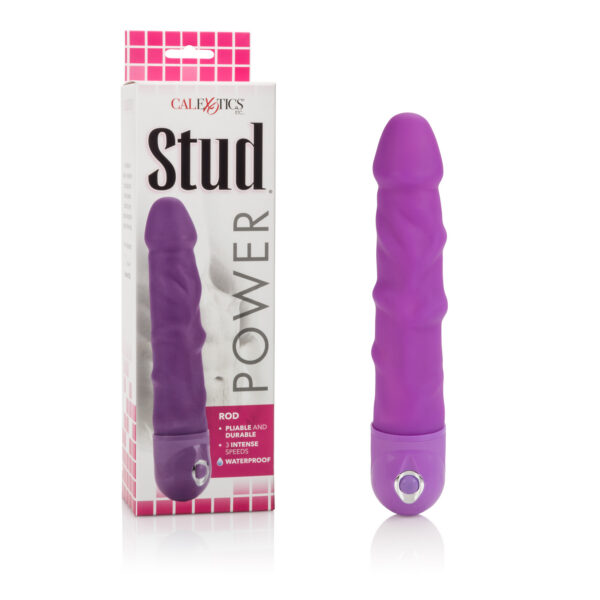 Power Stud ...Traditional design with contemporary flair. Body safe flexible vibrator.