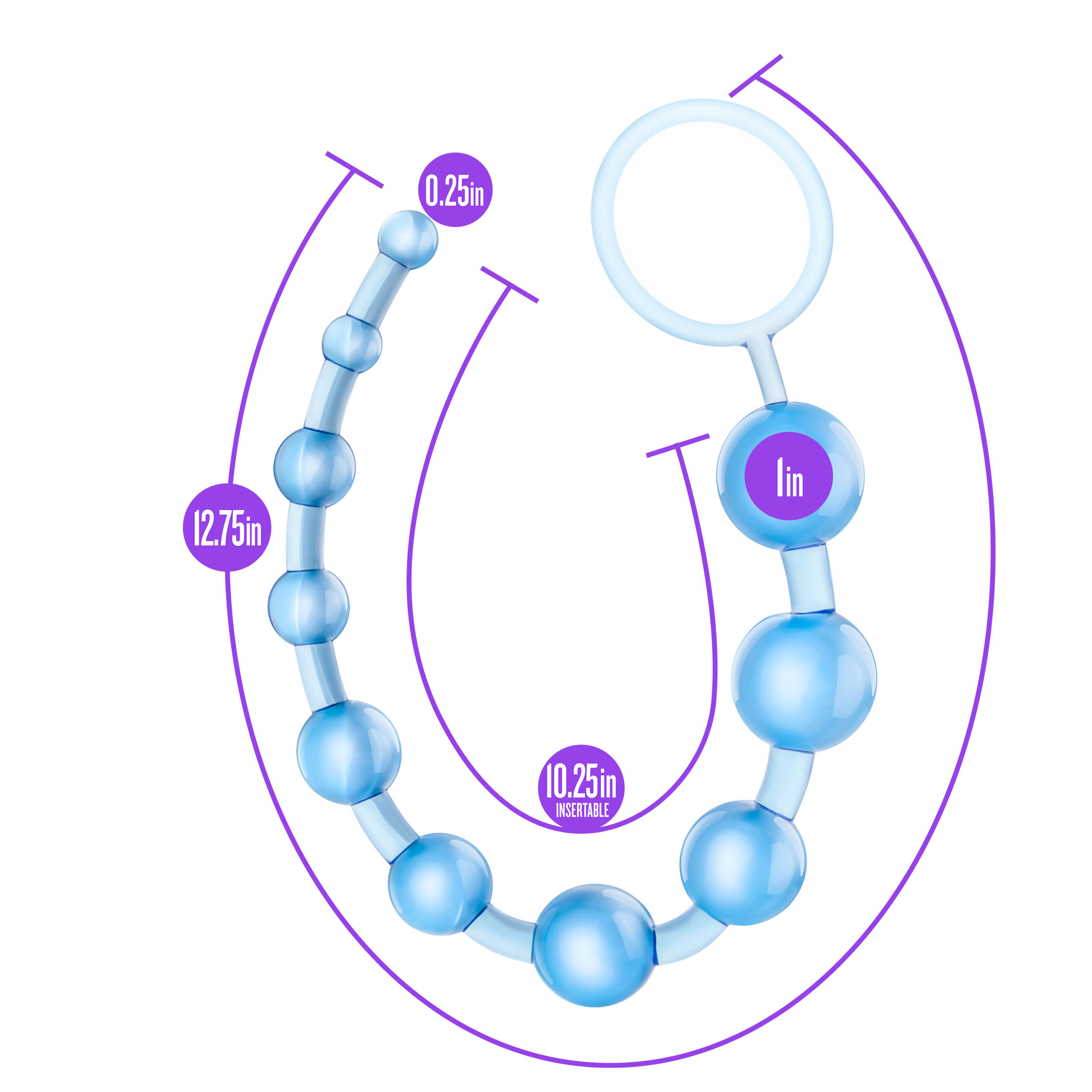 B Yours Basic Beads are perfect for exploring new anal sensations. Whether you're a beginner or seasoned expert in anal bead play