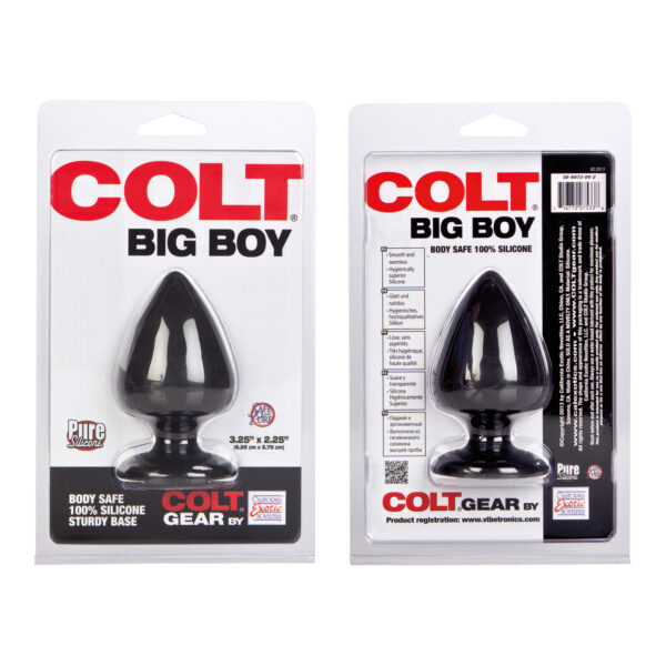 Premium solid silicone man sized probe. Smooth and seamless. Hygienically superior and body safe. Sturdy base.