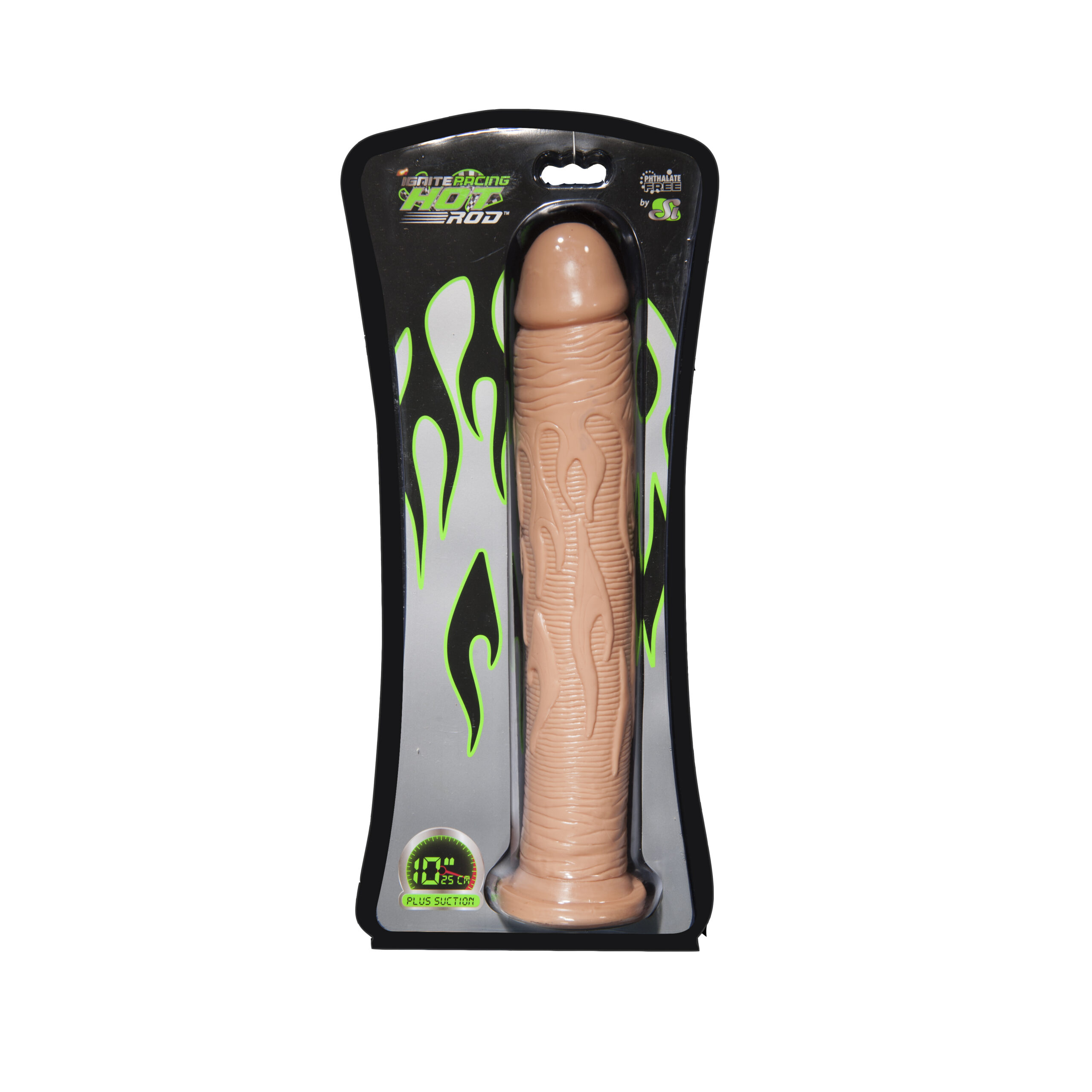 10" Hot Rod W/suction - Flesh