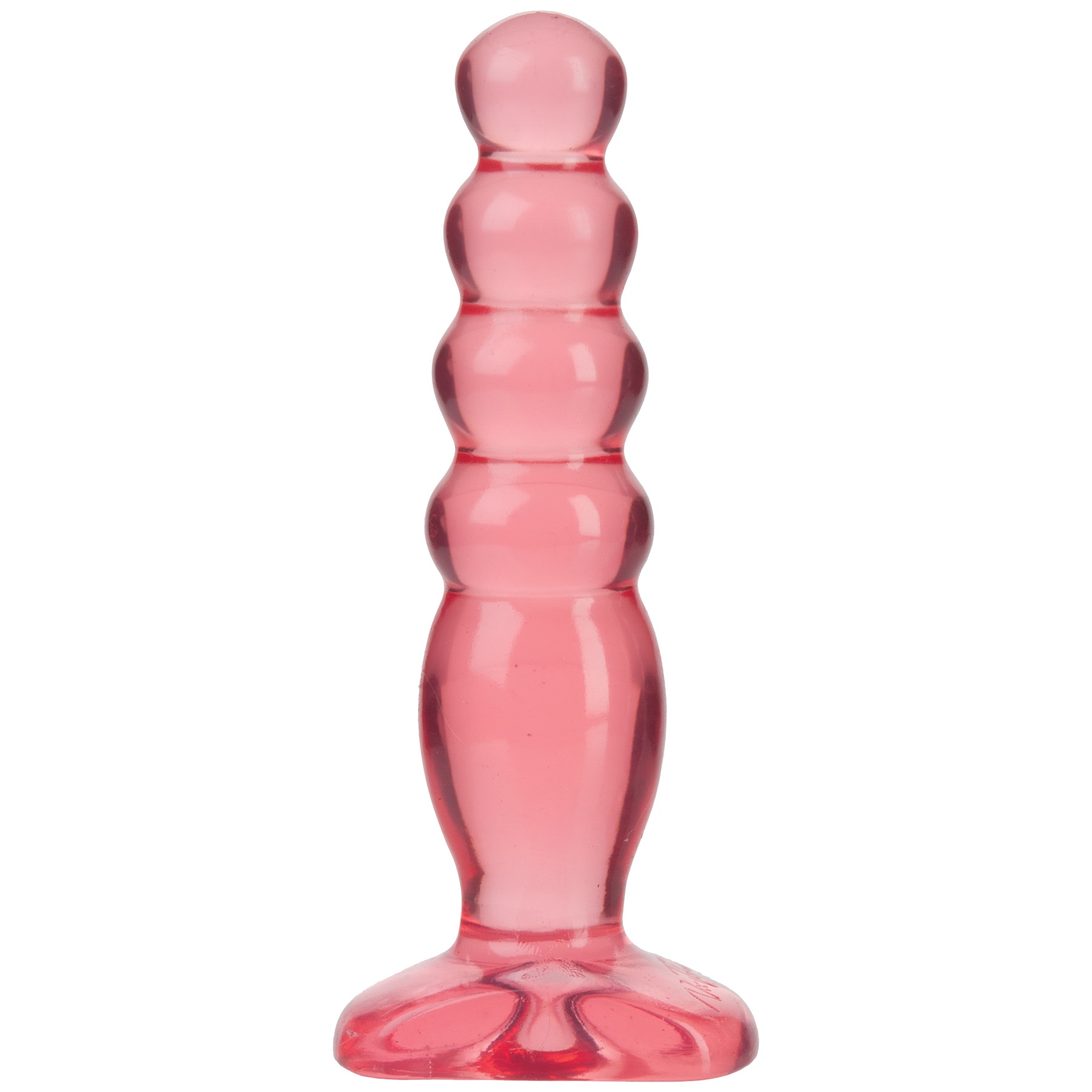 graduated anal plug. Bounce on the bubbles or use the flared base as a handle to simulate anal beads. Rounded for ease of insertion