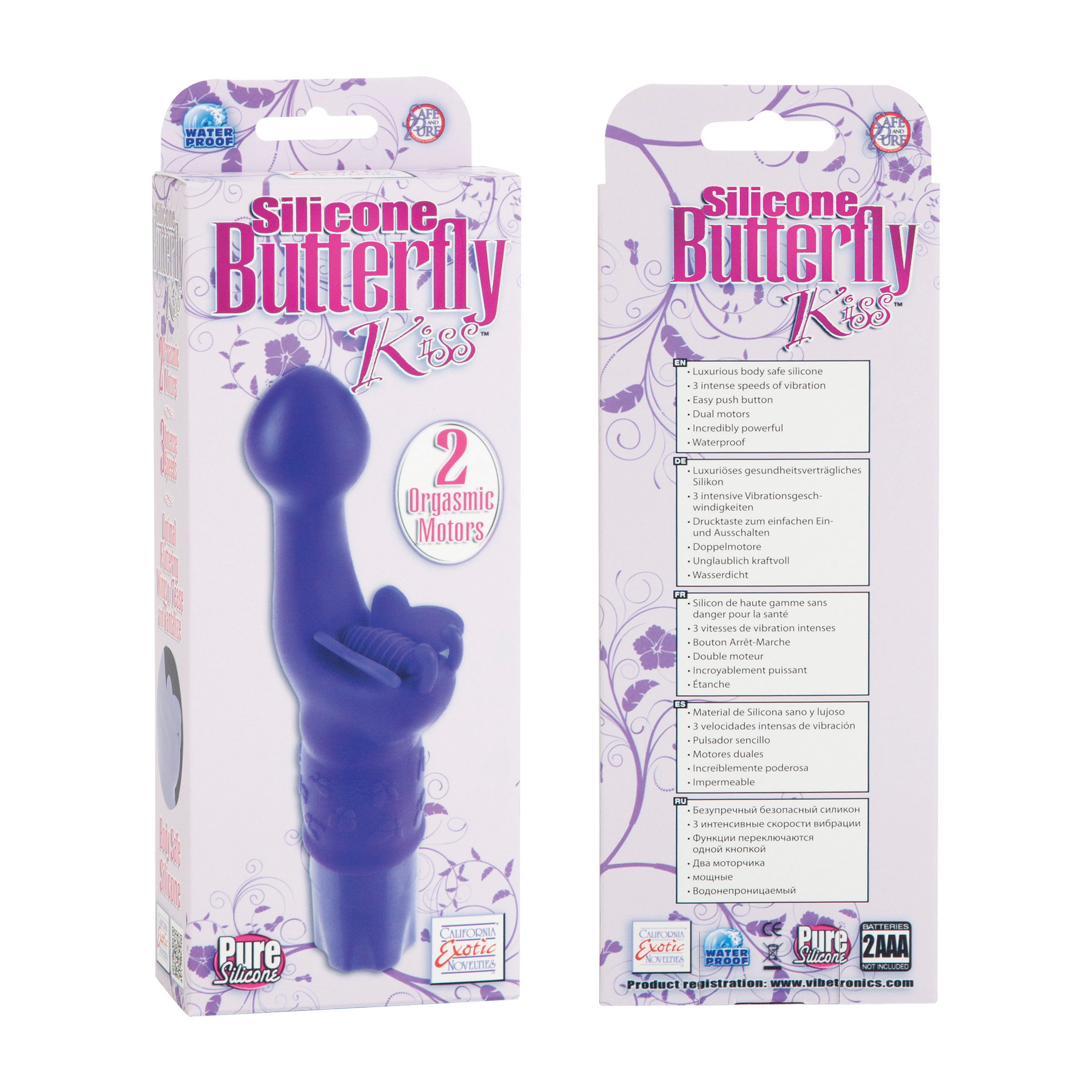 Silicone Butterfly Kiss - Purple - Image 5