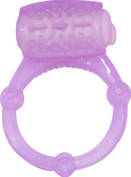 Super stretchy vibrating cockring. Has an easy on and off rotating dial. <br><br> MEASUREMENTS: <br>  Length: 2" (5.08 cm) <br>  Width: 3" (7.62 cm)