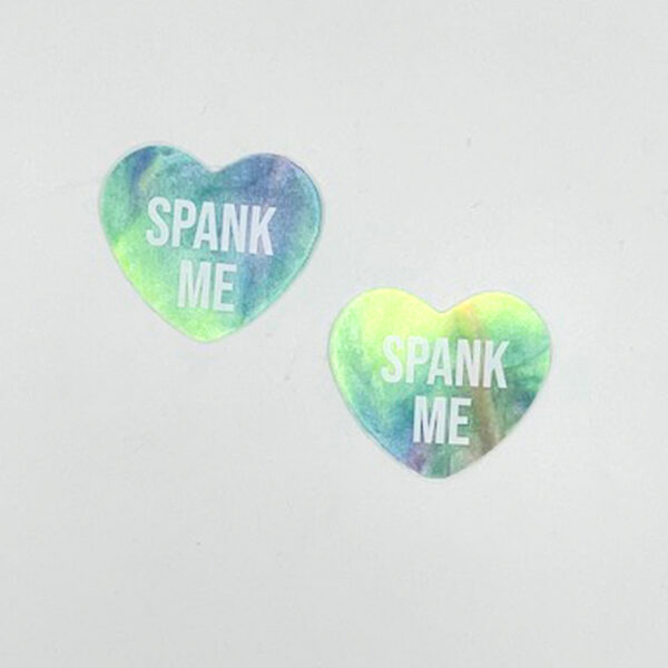 Spank Me Rainbow Sherbert Tie Die Candy Heart Pasties