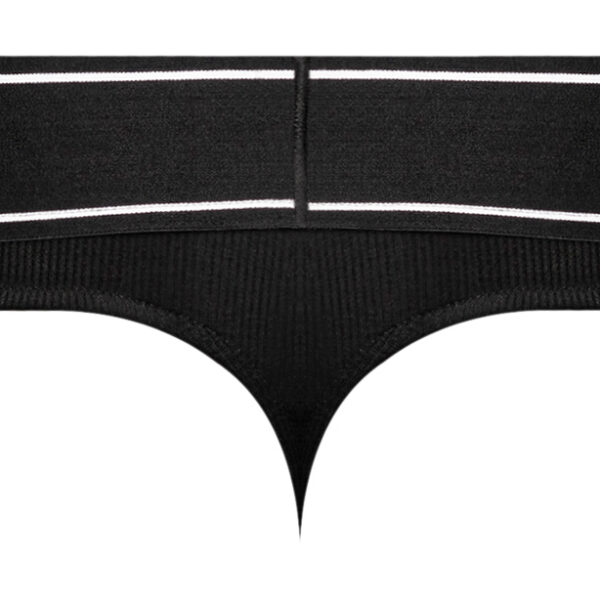 Modal Rib Bong Thong - X-Large - Black