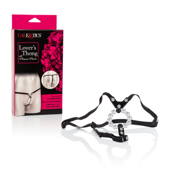 Heighten intimate moments with the luxurious Lover's Thong With Pleasure Pearls