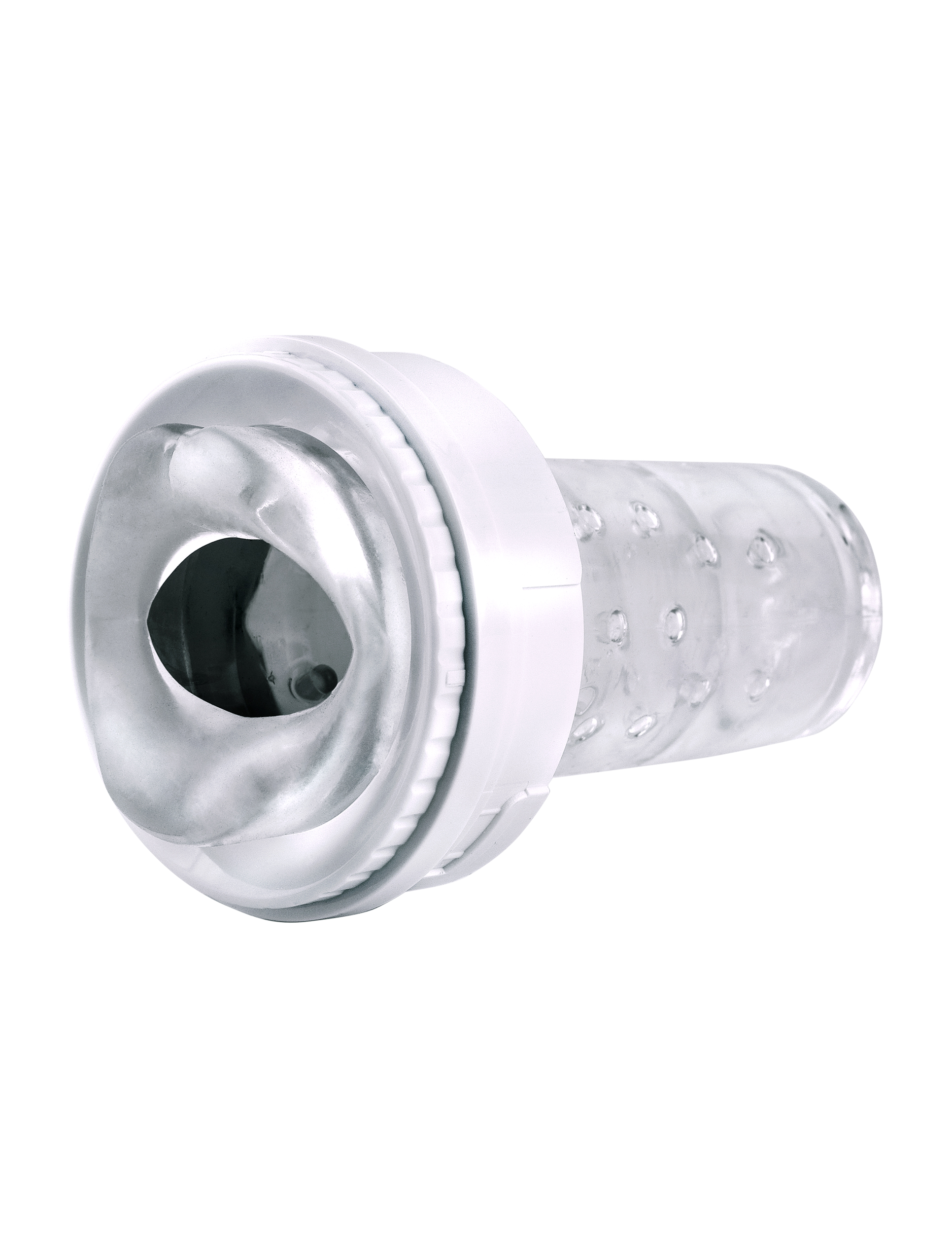 Get ready for the most incredible most intense most advanced rotating masturbator ever imagined. The Roto-Bator is the ultimate powered masturbator that does all the work for you. No more pumping stroking or squeezing - just push a button and enjoy mind blowing stimulation developed to make you cum harder than ever before. Unlike ordinary strokers that barely move up and down the Roto-Bators advanced rotation mechanism puts a whole new spin on male masturbation. With each revolution of the soft TPR sleeve rows of strategically placed metal pleasure beads gently massage every inch of your pleasure rod under a textured layer of TPR. The super soft sleeve wraps around the sensitive areas of your cock while hundreds of tiny ticklers tease and please delivering spine-tingling sensations even a real mouth couldnt reproduce. You get hands-free satisfaction when you want for as long as you want without any strings attached.